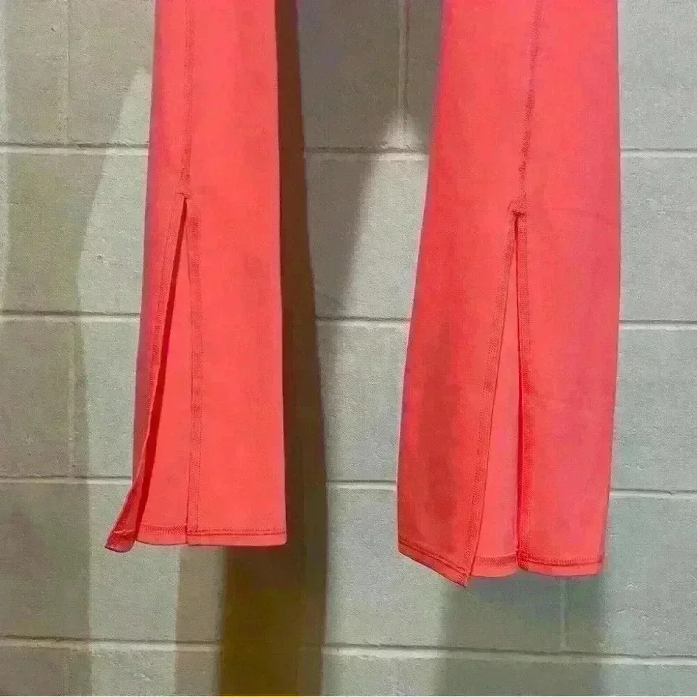 Free People Movement Flare Leggings‎ XSMALL Coral Athletic Athleisure *Flaw